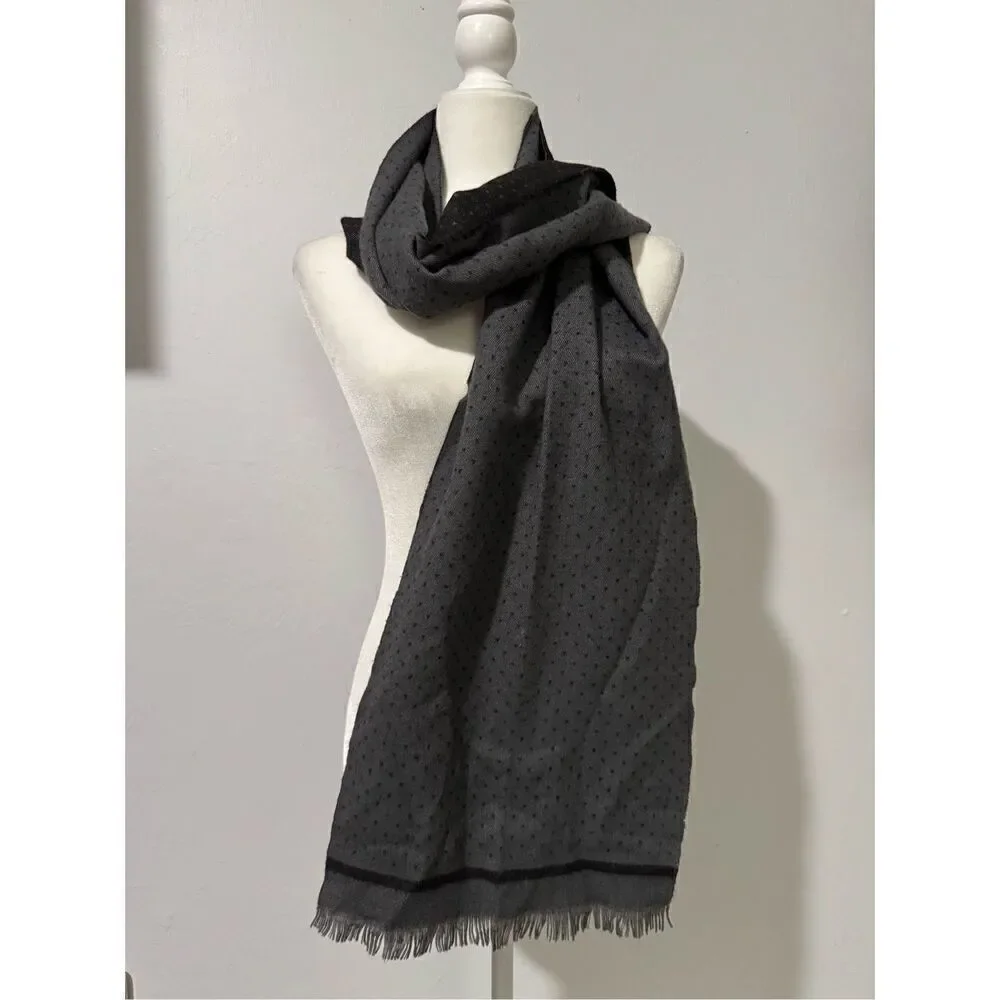 Giovanni Pico Della scarve polka dot black